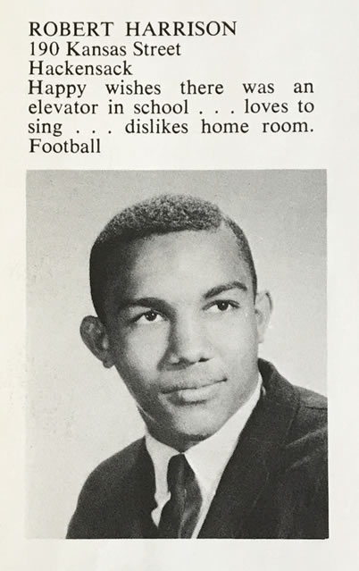 Robert Harrison 1966 Yearbook photo